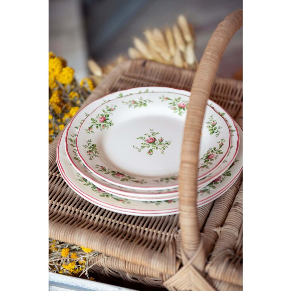 Servito piatti Moss rose - 2 posti tavola
