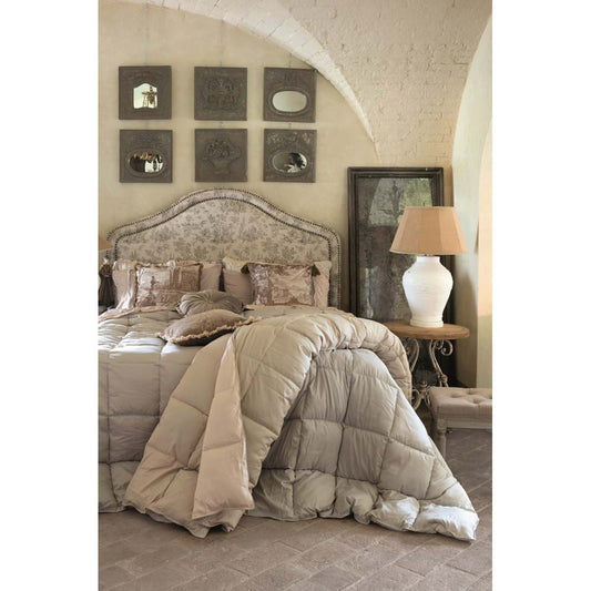 Trapunta Singola Double Face Beige/Avorio