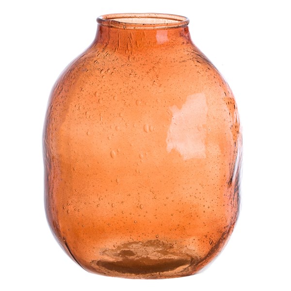 Bottiglia Decorativa in Vetro CM 13,70X13,70 H CM 17